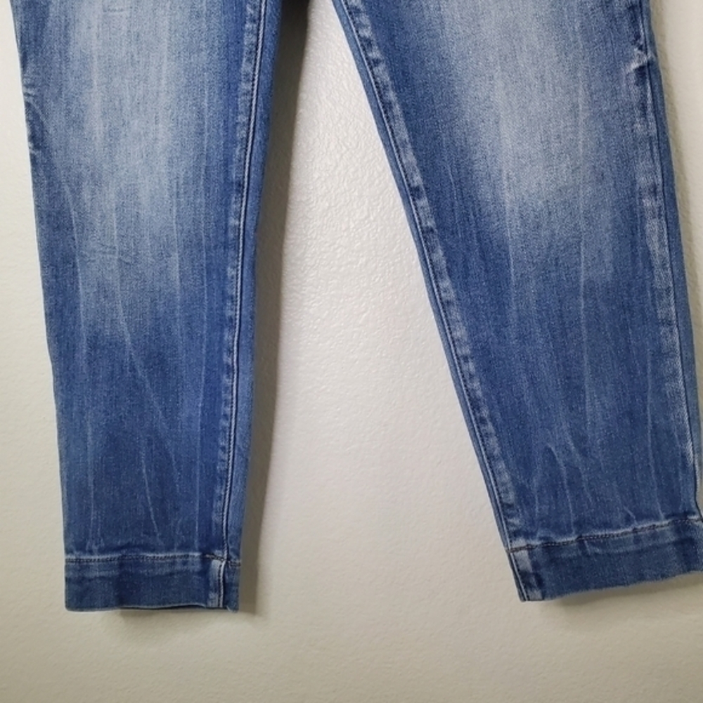 KanCan Signature Women's Mid Rise Ankle Skinny Jean in Cropped Stretch‎ Denim - Picture 6 of 12